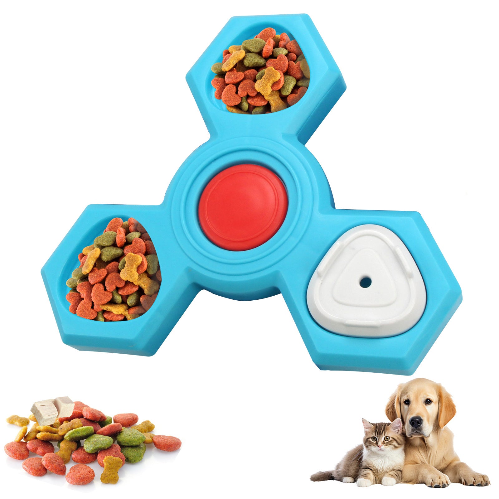 Slow Feeder Puzzle Toy for Healthy, Happy Pets