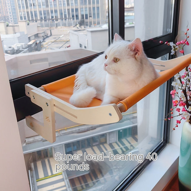 Elevated Window Hammock – Cozy Retreat for Cats