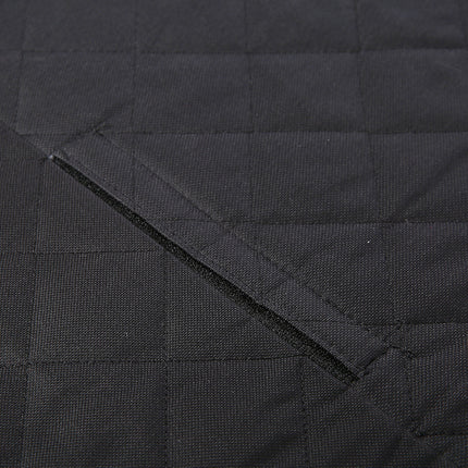 Travel Dog Car Seat Cover with Mesh Window & Storage Pocket