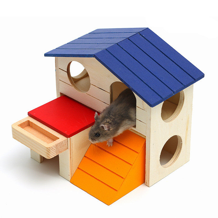 All-in-One Hamster Playhouse for Chewing, Hiding & Relaxing