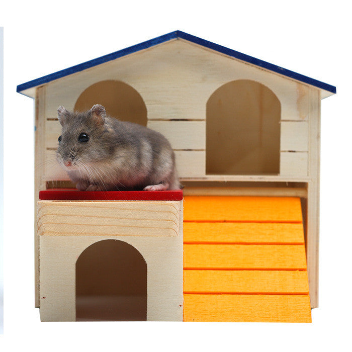 All-in-One Hamster Playhouse for Chewing, Hiding & Relaxing