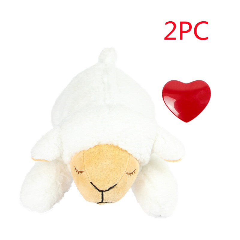 Soothing Heartbeat Plush Companion to Ease Dog Separation Anxiety