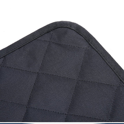 Travel Dog Car Seat Cover with Mesh Window & Storage Pocket