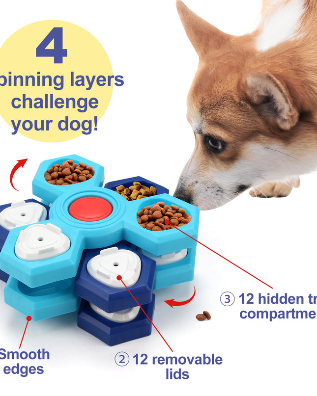 Slow Feeder Puzzle Toy for Healthy, Happy Pets