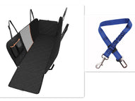 Black mesh blue leash