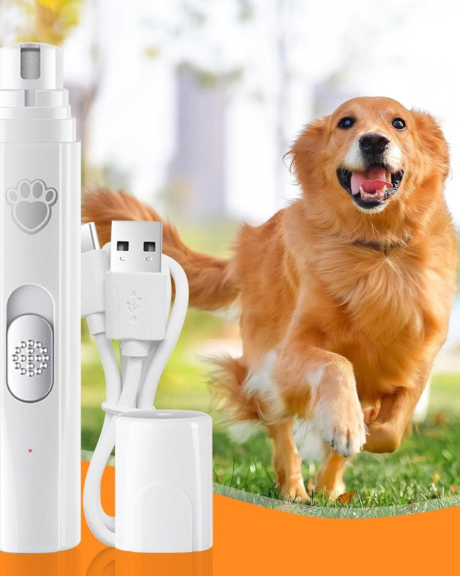 Gentle Electric Pet Nail Grinder for Stress-Free Grooming