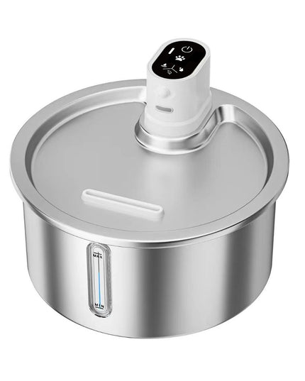 Smart Stainless Steel Cat Water Fountain with Motion Sensor