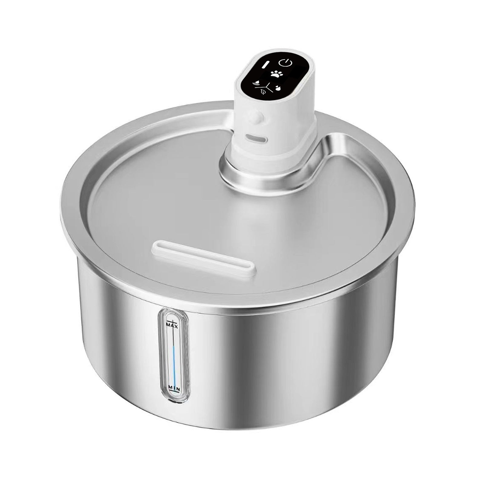 Smart Stainless Steel Cat Water Fountain with Motion Sensor