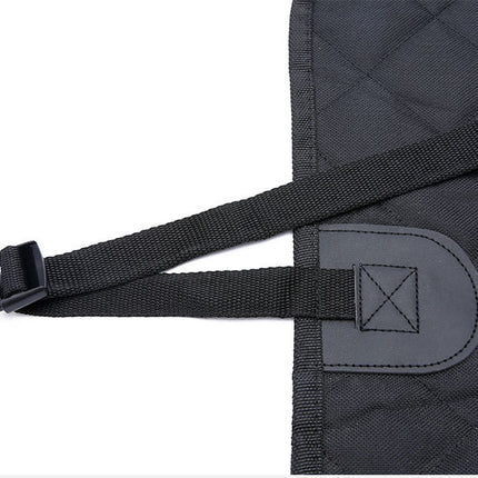 Travel Dog Car Seat Cover with Mesh Window & Storage Pocket