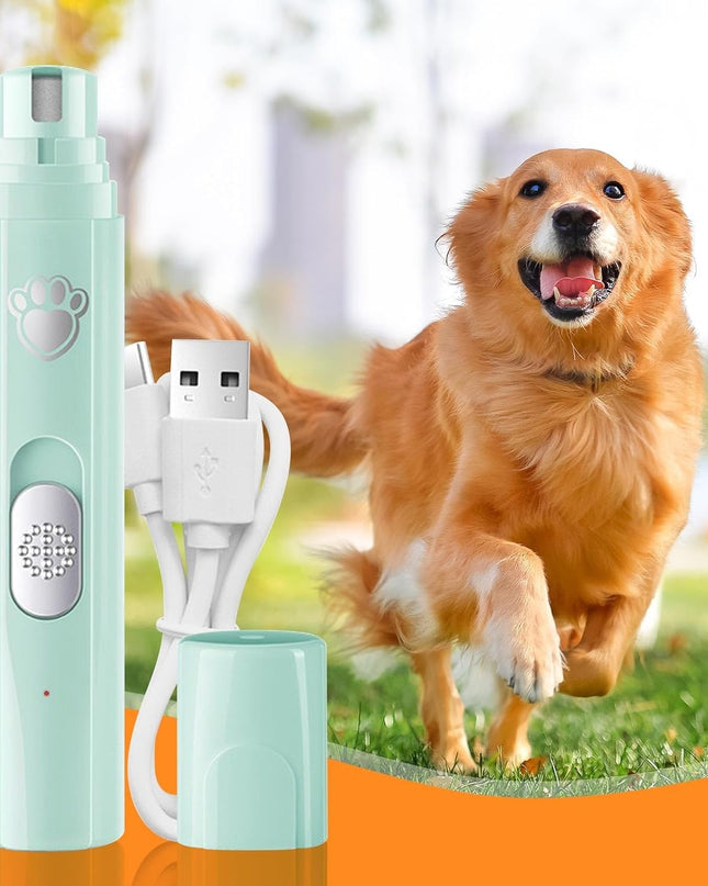 Gentle Electric Pet Nail Grinder for Stress-Free Grooming
