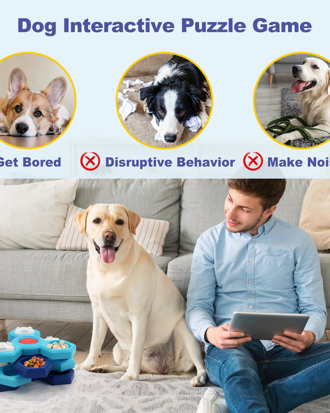 Slow Feeder Puzzle Toy for Healthy, Happy Pets