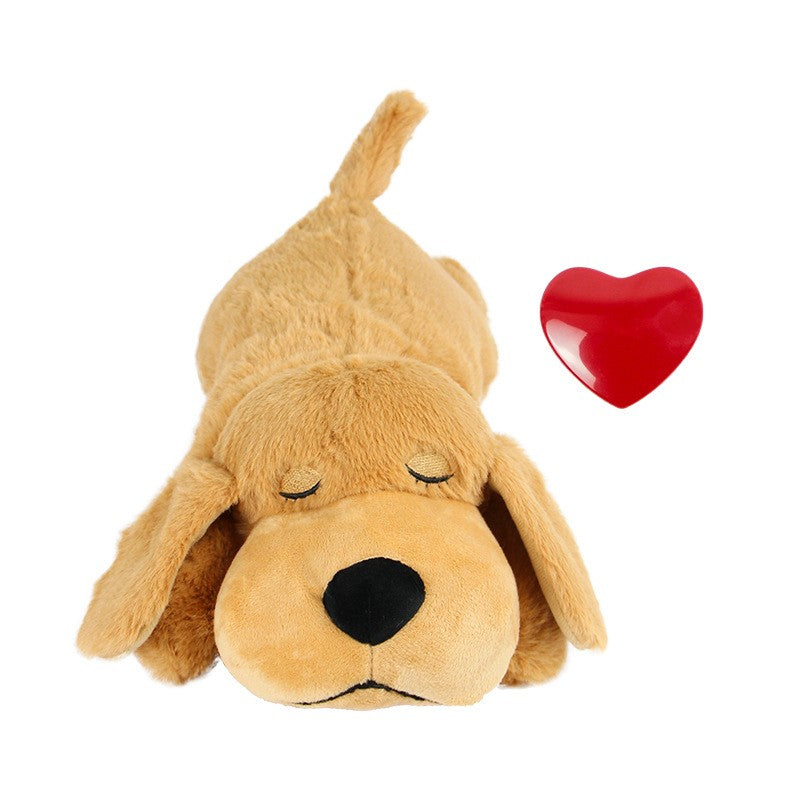 Soothing Heartbeat Plush Companion to Ease Dog Separation Anxiety