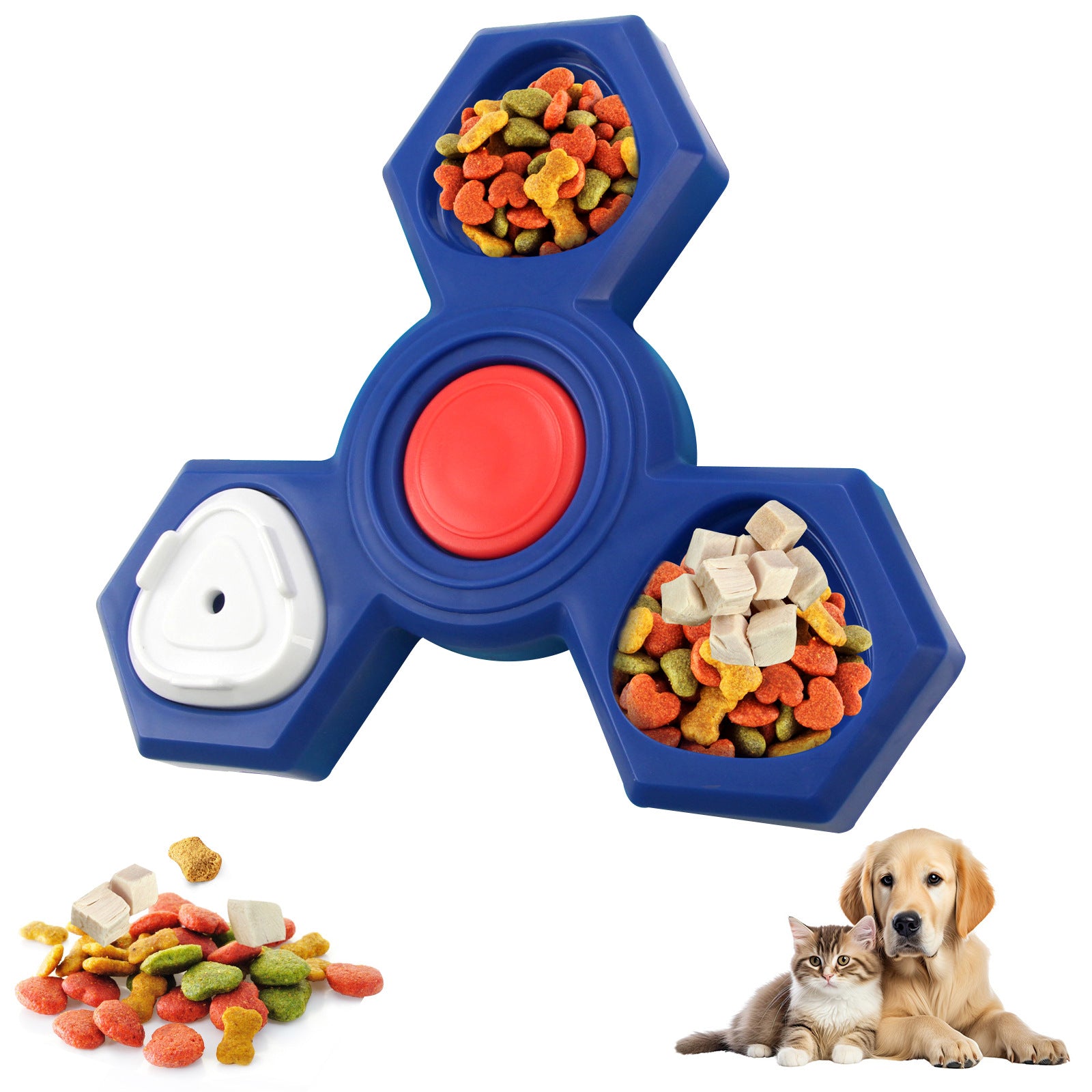 Slow Feeder Puzzle Toy for Healthy, Happy Pets