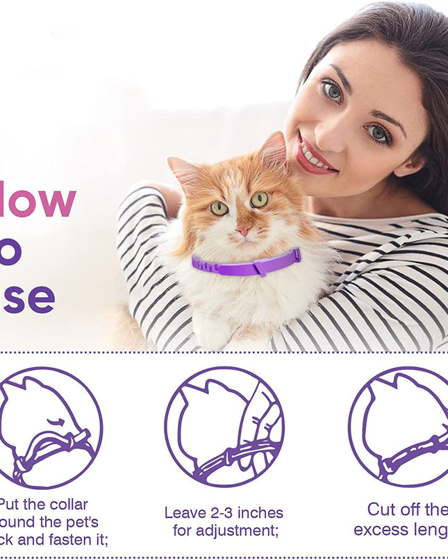 Pet Calming Collar with Natural Ingredients - Fast Acting