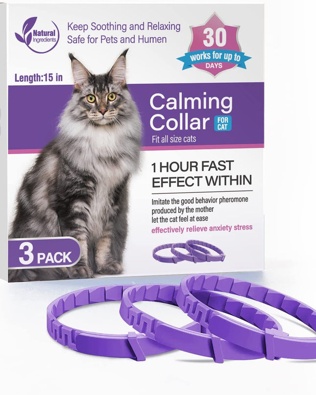 Pet Calming Collar with Natural Ingredients - Fast Acting